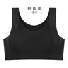 Seamless Ribbed Wide Strap Wireless Women Bra
