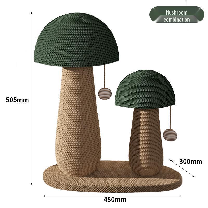 Durable Sisal Cat Scratching Board: Debris-Free, Vertical Claw Post for Self-Amusement & Boredom Relief
