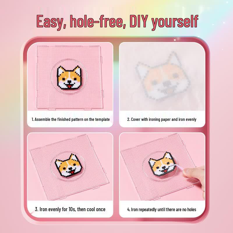 DIY Perler Beads Craft Kit with Upgraded Tools