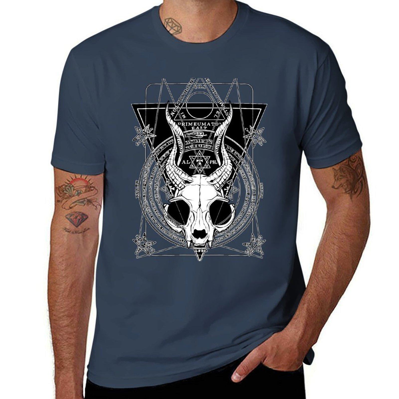 Magical circle of Baphocat TShirt Holiday Party Tee Shirt S