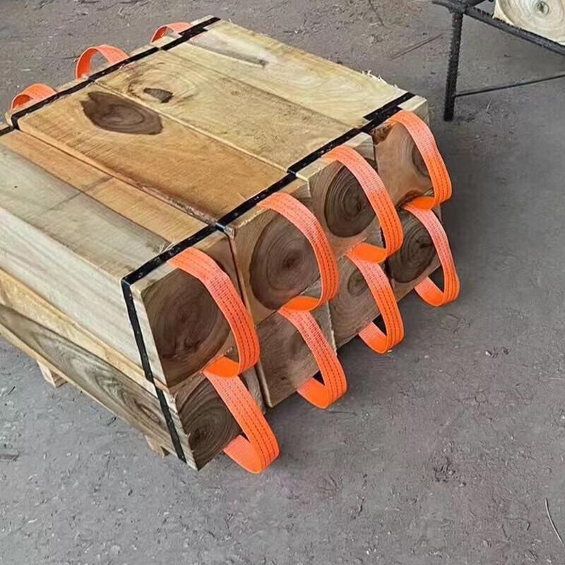 Hardwood Triangular Support Blocks for Cranes