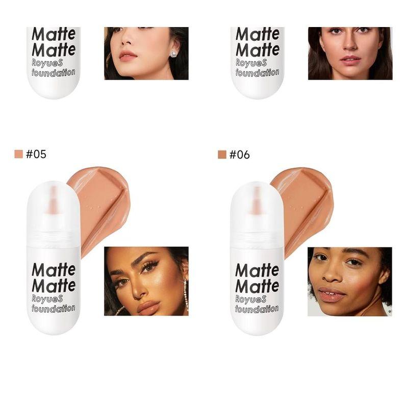 RoyueS - Capsule Matte Foundation - 6 Shades