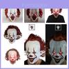 Máscara aterradora de Stephen King para Halloween, disfraz de Joker para hombre, cosplay
