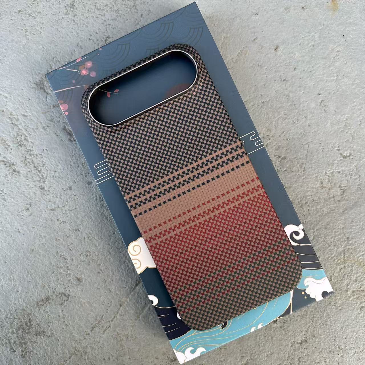 For IPhone Air 17 Air Ultra Slim Lightweight Aramid Carbon Fiber Case Strong Magnetic MagSafe Case Aramid Fiber Cover iPhone Air