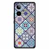 For Realme GT7 3D Relief Phone Case Emboss Flower Back Cover Black Silicone Shockproof Soft Protector 6.8" Realme GT 7T 7 T Capa