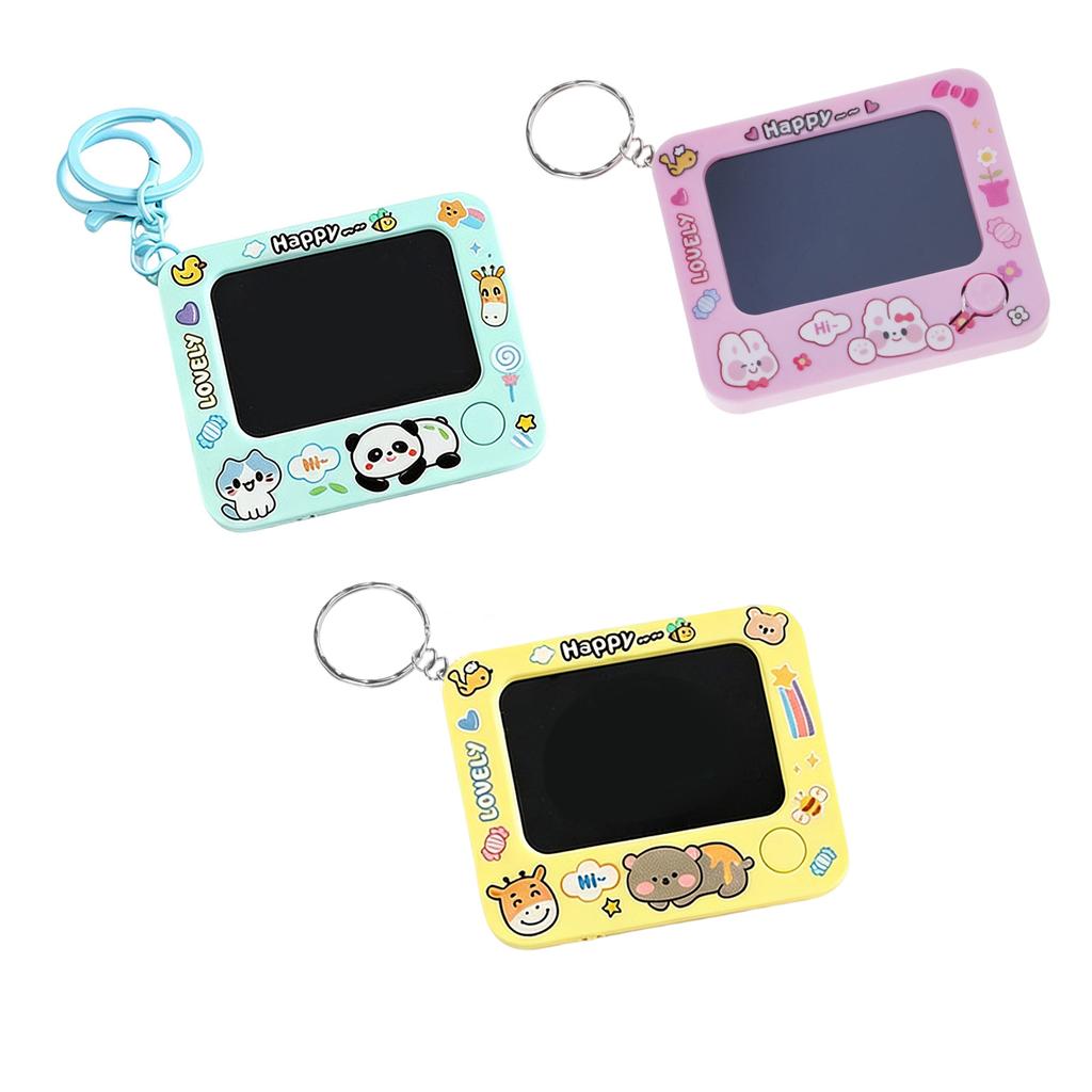 Easy To Clean ABS Plastic Miniature Doodles Keychain For Daily Use And Creative Expression Doodling Tool