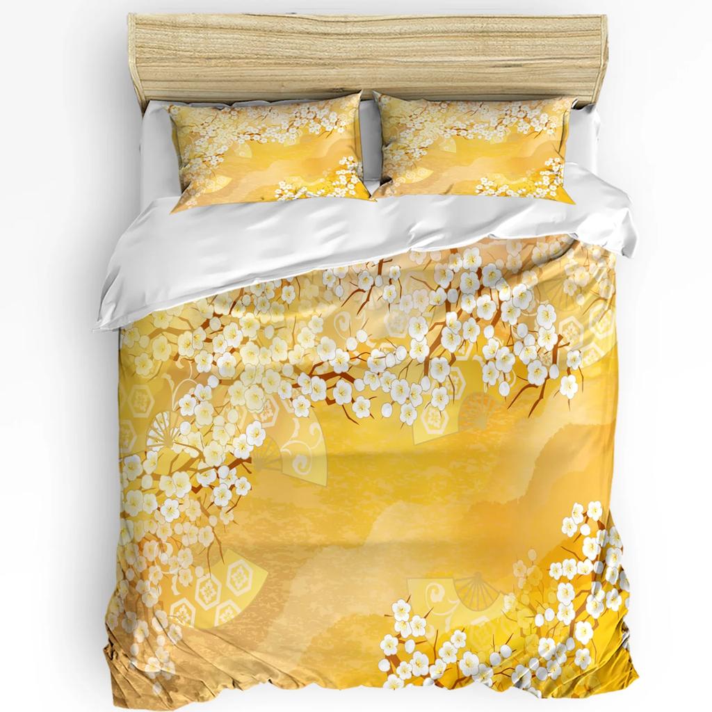 Sushi Cartoon Japanese Culture Delicious Food Bedding Set 3pcs Duvet Cover Pillowcase Quilt Cover Double Bed Set Home Textile