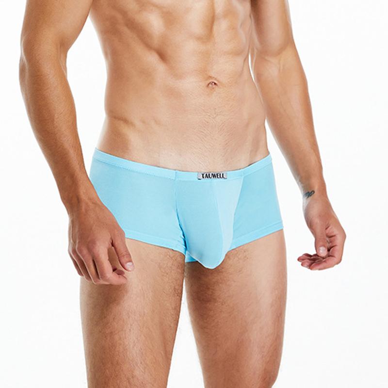 Herren Niedrig sitzende einfarbige Boxer Briefs Komfort Atmungsaktiv Enganliegende Unterhose Lässig Minimalistisch Slim-Fit Boxershorts