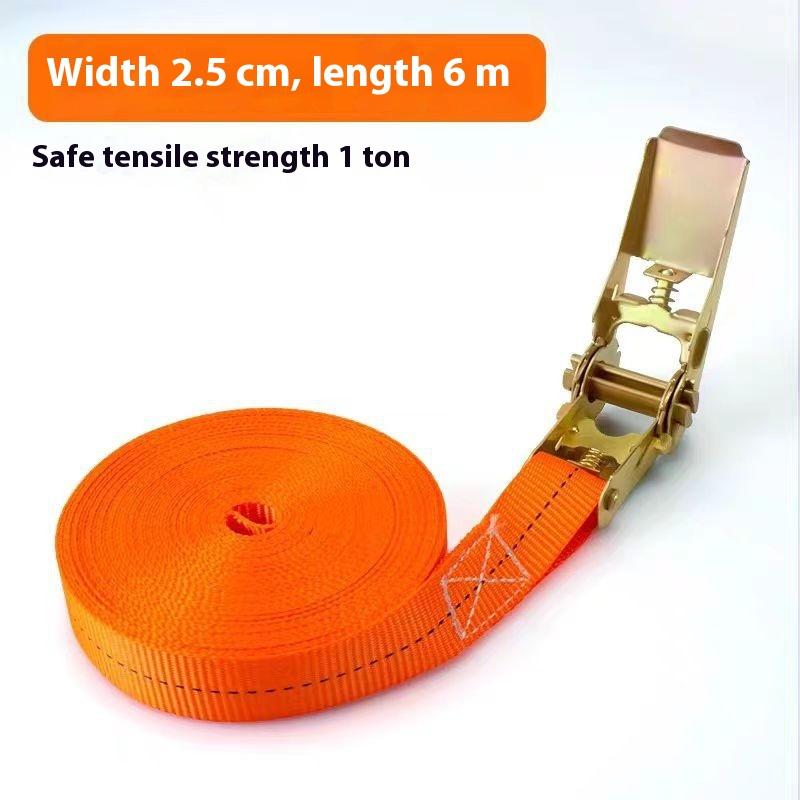 1Pcs 8Meters2Tonsratchet Double Hook Complete Set Tensioner Truck Tensioner Polyester Thickened Fixedstrap Tensioner