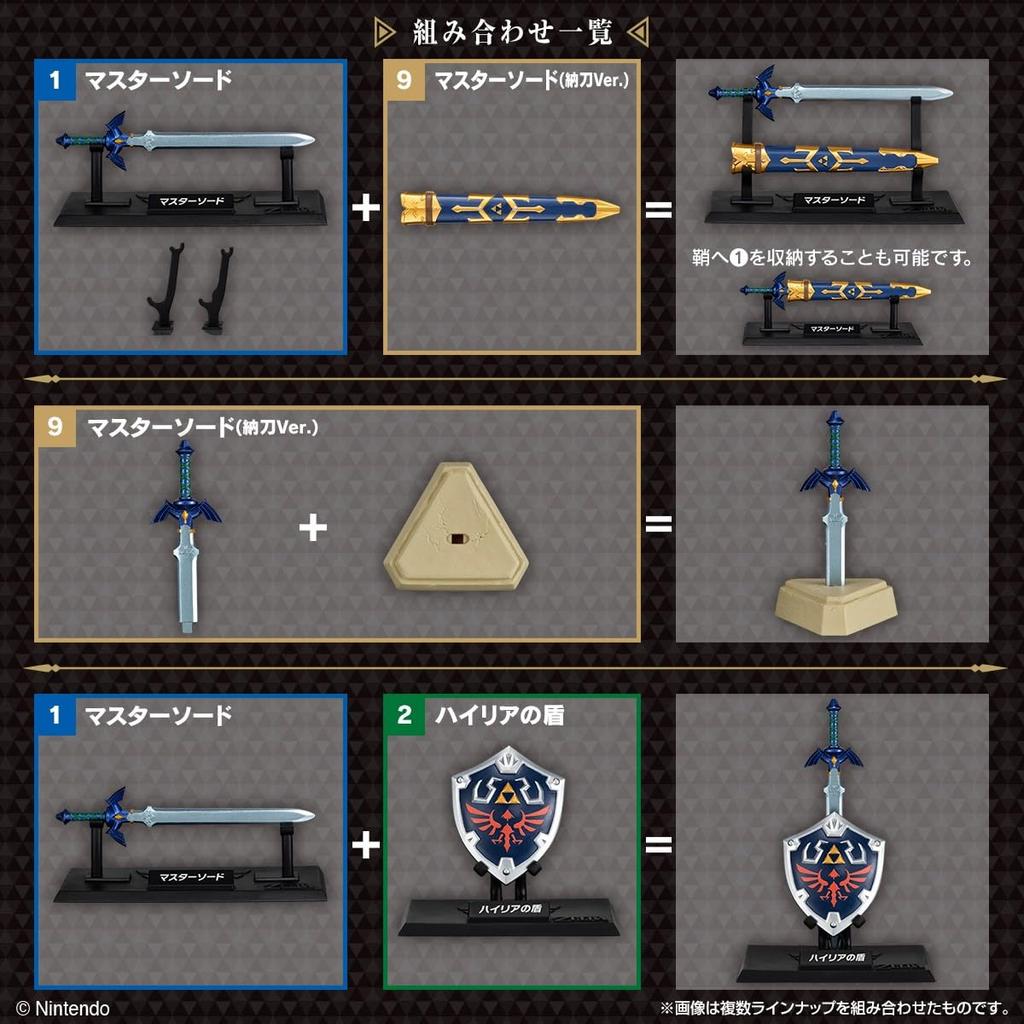 The Legend of Zelda Weapon Collection Box 10-Piece (Candy Toy)