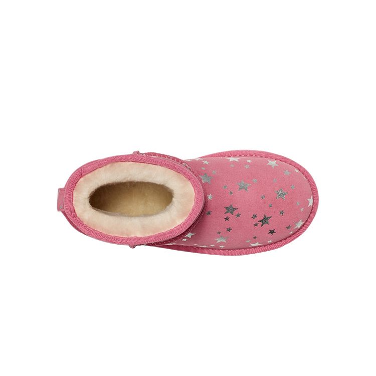 UGG Classic Mini Ii Stars Fleece Lined Snow Boots Kids boots Wildberry 1115852T-WBRR