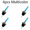 4pcs/set Wine Bottle Pourer Stopper Stainless Steel Wine Liquor Spirit Pourer Free Flow Wine Bottle Pour Spout Stopper Barware