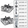 MOOXI MOC Medieval Military Castle Bricks Gate Wall Catapult Ship Building Blocks Set Assembly Toys For Children Adults DIY Gift
