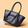 Schicke Damen Leder Tragetasche Geräumige Schulterhandtasche Große Kapazität Elegante Handtasche