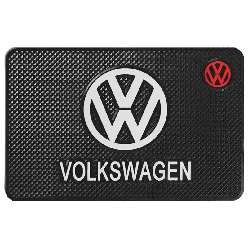VW GTI GOLF 2026 Chaud Pour VW VOLKSWAGEN Voiture Tapis Antidérapant Tableau de Bord Pad Collant Support Tapis Antidérapant Pour Volkswagen GOLF 5 Polo Gol