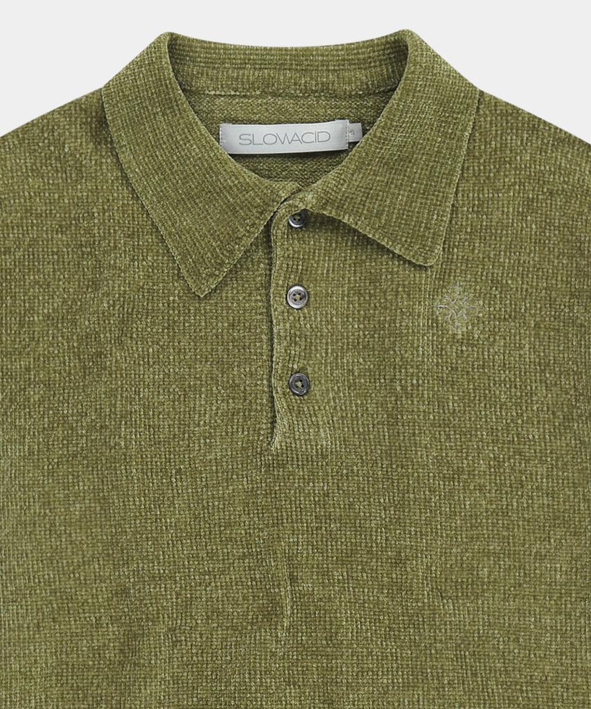 SLOWACID Velour Solid Pk Knit [Green]