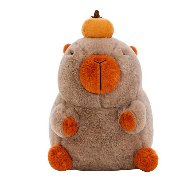 Peluche Capibara Simulazione Cartone Animato 90Cm Kawaii Animale Cachi Morbido Bambola Imbottita Per Stanza Bambine Decorazione Grande Dimensioni Regalo di Compleanno