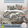 Fashion Leopard Print Pattern 3D Printed Quilt Cover Home Textile Soft Comfortable Duvet Cover Pillowcase Modern Art Bedding Set