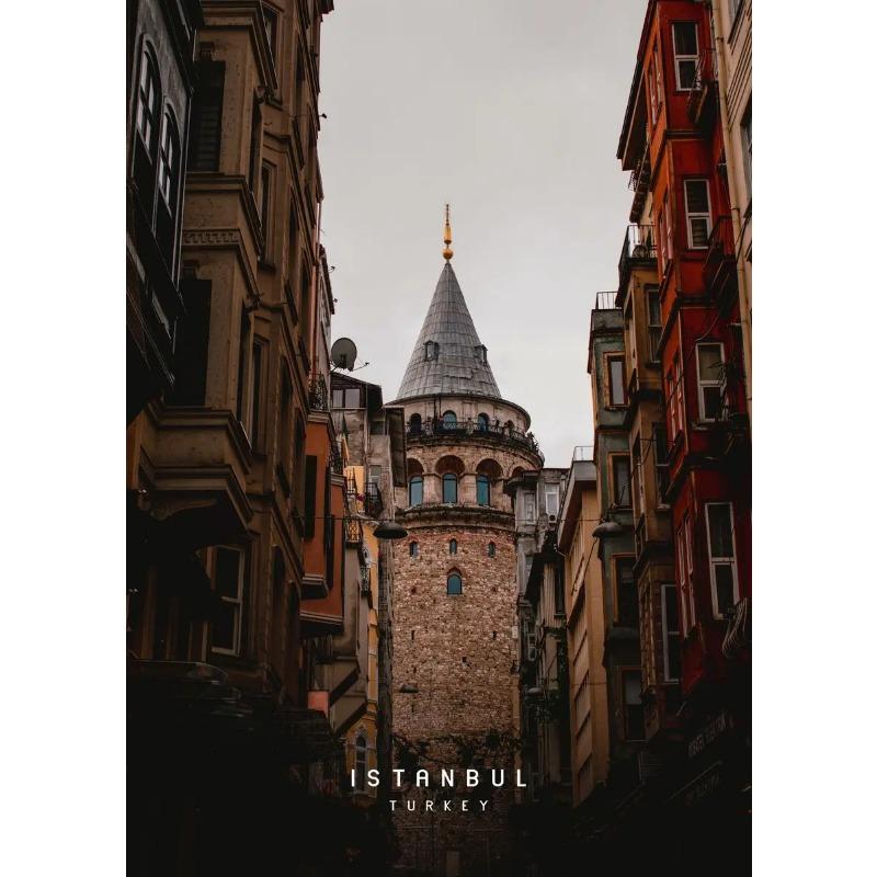 Istanbul Turkey Landscap Poster Print Mosque Sunrise Art Canvas Painting Tower Photo Bedroom Travel Wall Decoration Wall Picture