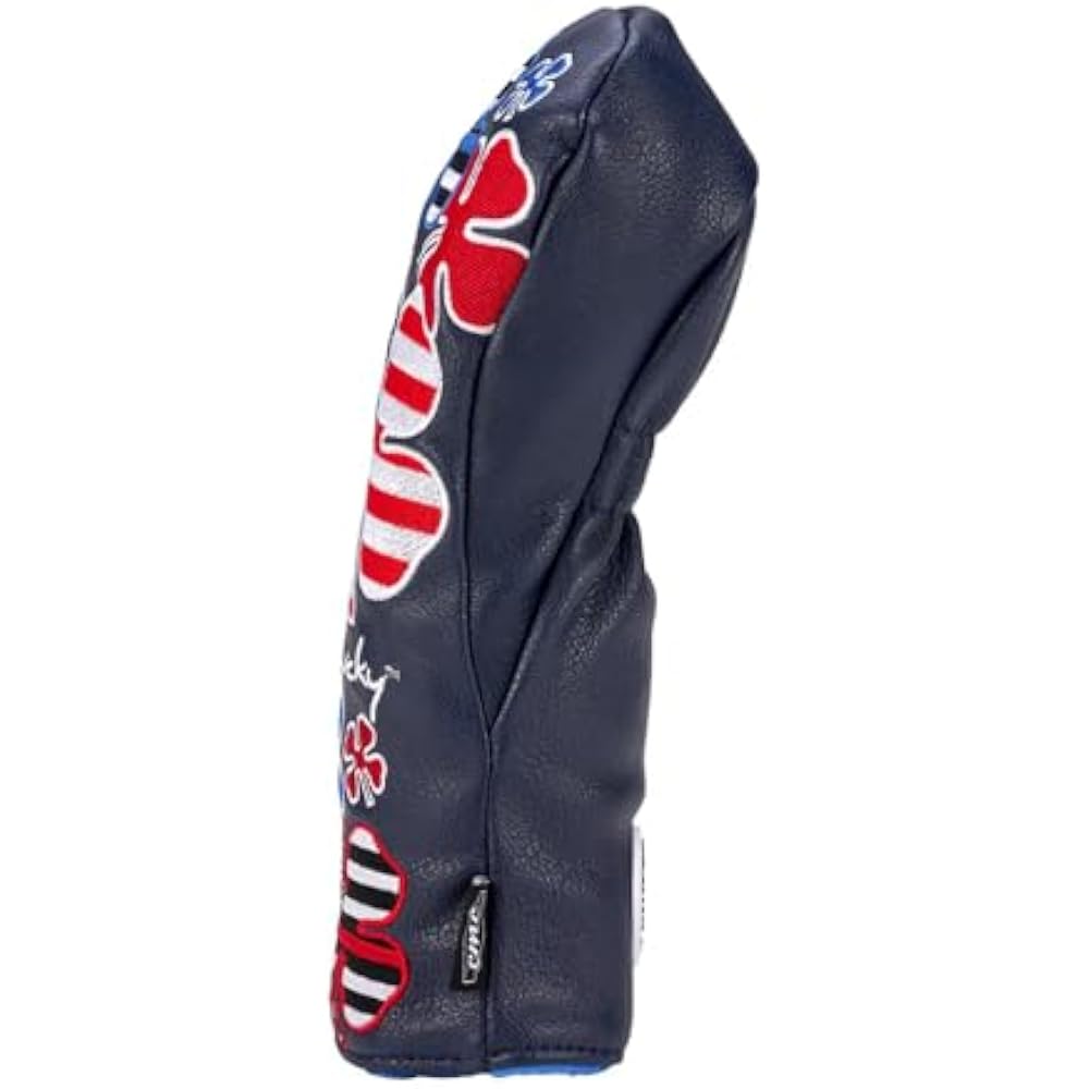Black Clover (Black Clover) Golf Head Cover Utility Flag Day Navy UT Cover FLAG DAY NAVY HYBRID C...