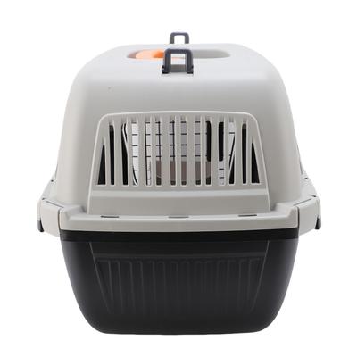 Trasportino per animali in plastica, facile da montare, spazioso, con ottima ventilazione, ideale per viaggi all'aperto.