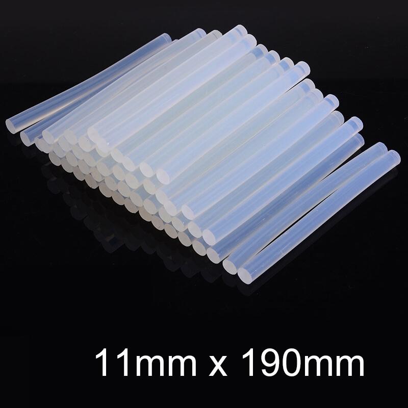 12Pcs Car Dent Glue Sticks 7mm/11mm Strong Adhesive Car Body Paint Repair Hot Melt Strip Black Auto Repairing Glue Stick Tools