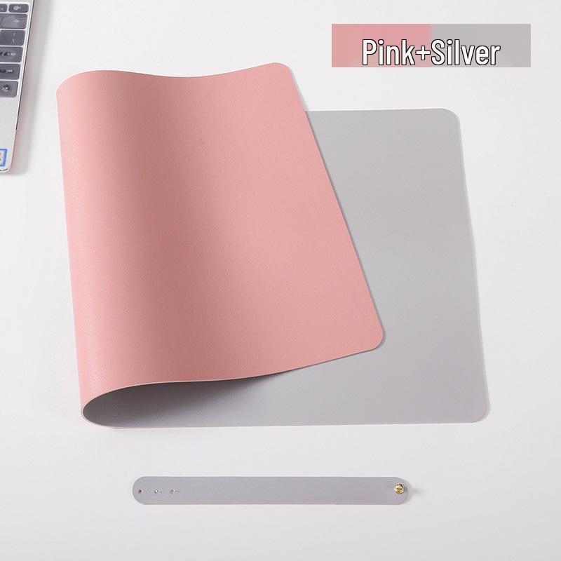 Leather Cartoon Mouse Pad with Logo Printing - Extra Large Double-Sided Desk Mat for Students