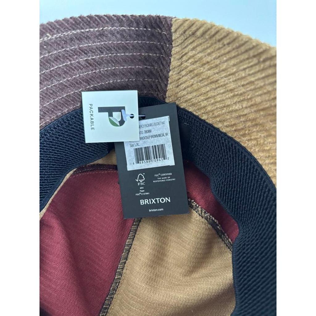 Used BRIXTON patchwork bucket hat