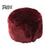Winter Russian Women Men Fluffy Faux Fur Solid Color Ear Warmer Hat Beanie Cap