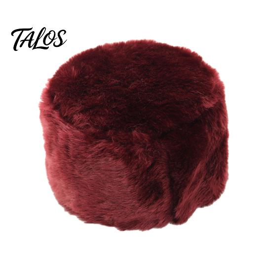 Winter Russian Women Men Fluffy Faux Fur Solid Color Ear Warmer Hat Beanie Cap