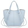 Leather Bag With Pouch Kaletnik Tocca Blue