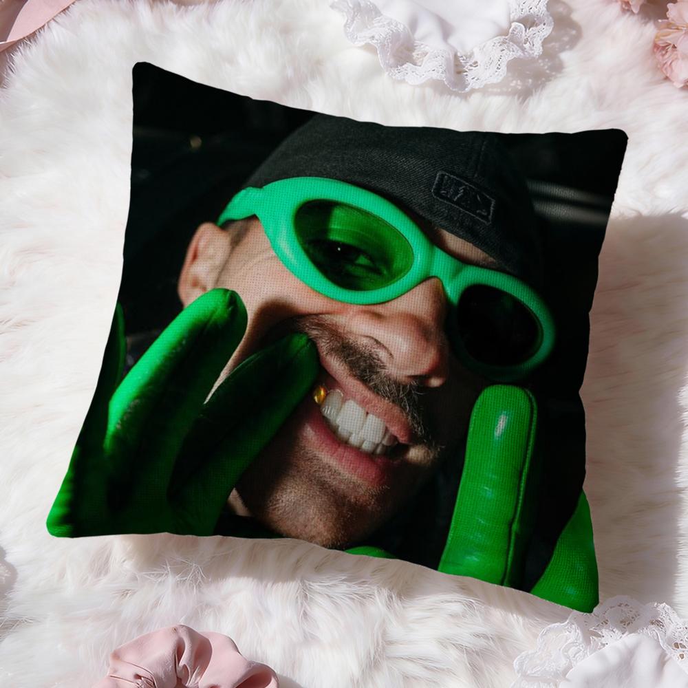 Singer F-FeidS Luna Cushion Cover Premium Comfort Reversible Pillow Cove -Two In One Design for Any Room & Car Interior