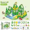 Colorful Magnetic Building Blocks Set - Brain-Teasing Puzzle Toy for Kids