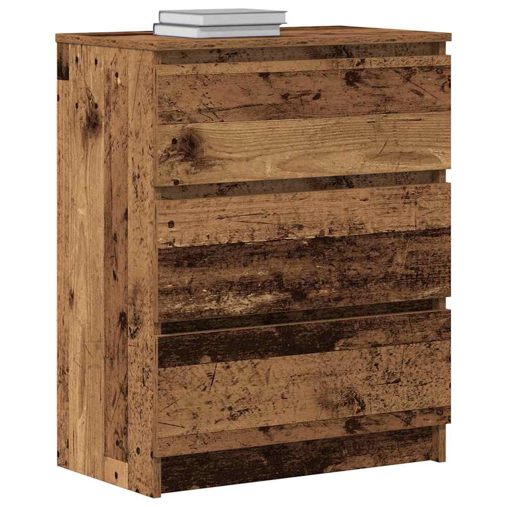 Sideboard in Rustic Wood Look 60 x 35 x 76 cm Engineered Wood