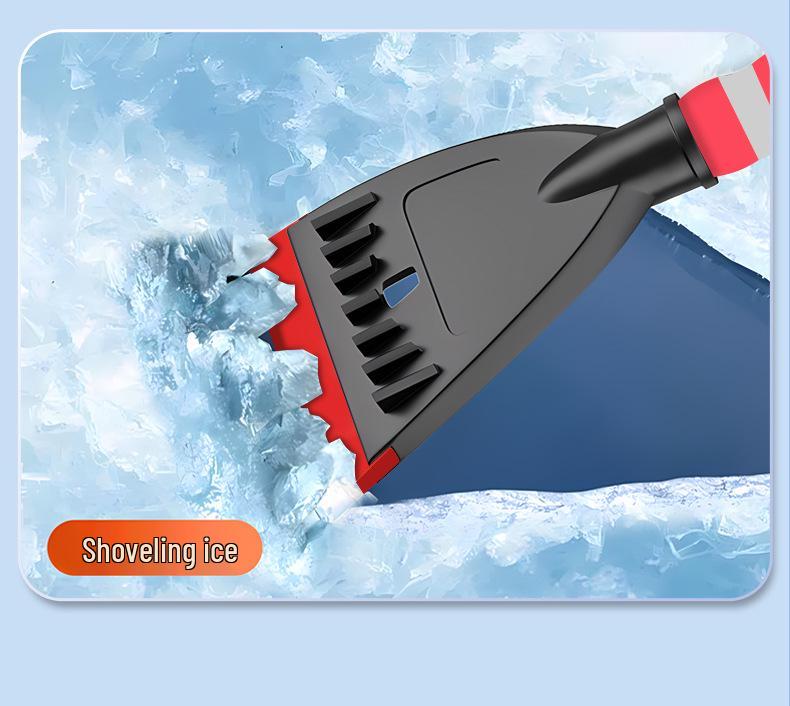 Car Snow Shovel - New Model for Easy Frost Removal and Storage