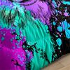 Colorful Wolf Head Quilt Fat Quilt Digital Printing Bedding Three-piece Quilt Cover
