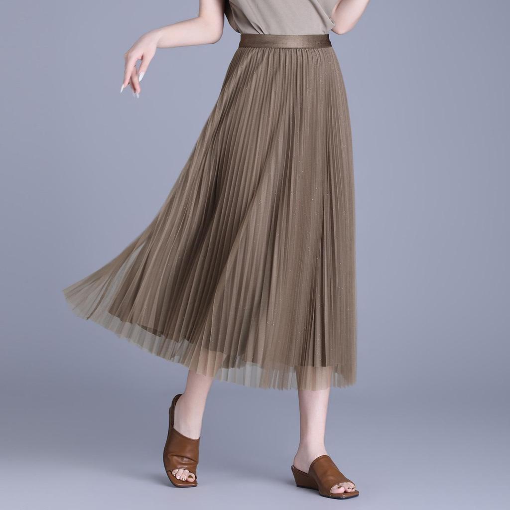 Stylish Double-Sided High-Waisted Pleated Skirt - Spring/Summer 2026 Collection