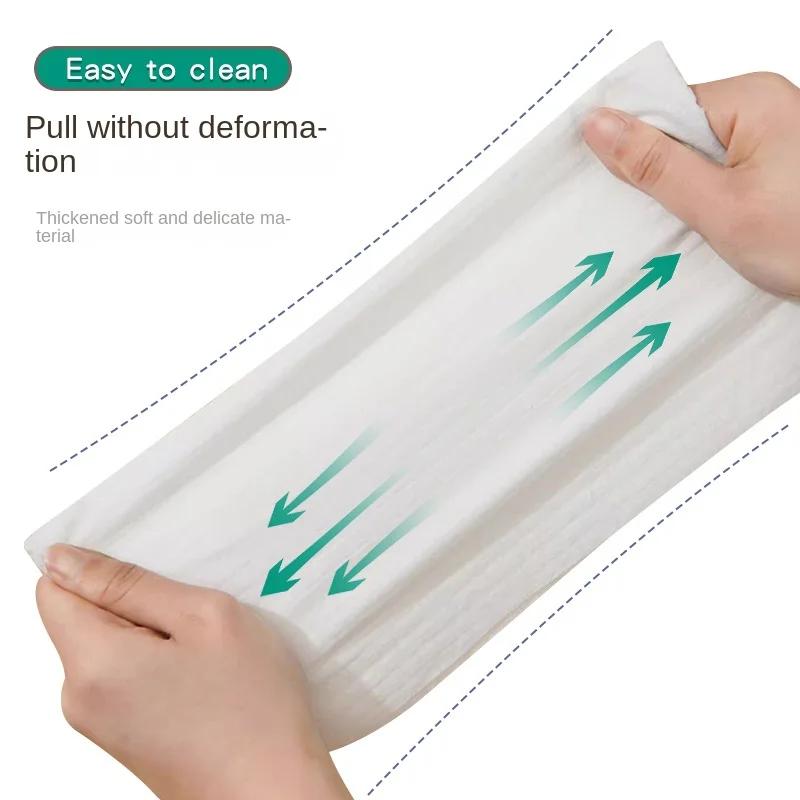 New 600PCS Disposable Hanging Kitchen Wipes Absorb Water and Oil Wet and Dry Enlarged and Thickened Non-woven Cleaning Cloths
