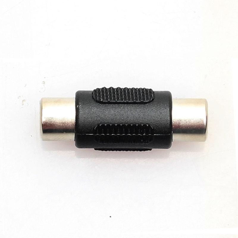 RCAs Female To Female Sound Connectors Adapter for TV Projectors and Speaker Use