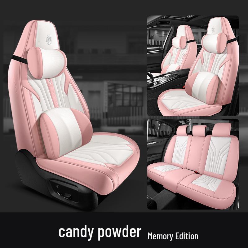 

Кожаный подголовник, подушка для сиденья автомобиля для BYD Dolphin, Song, Qin Plus DMi Pro EV - Универсальная посадка