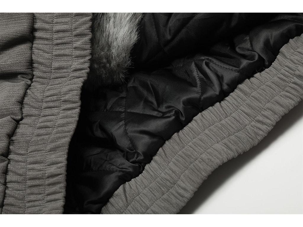 2025 Unisex Winter Mountain Eagle Shearling Collar Double-Layer Jacket