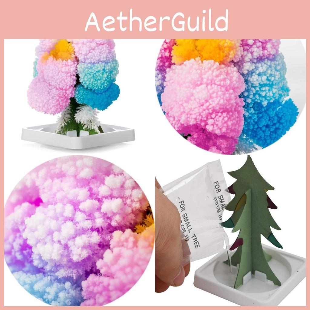 Paper Tree Magic Tree Amazing Flowering And Crystal Growing Toy For Kids
