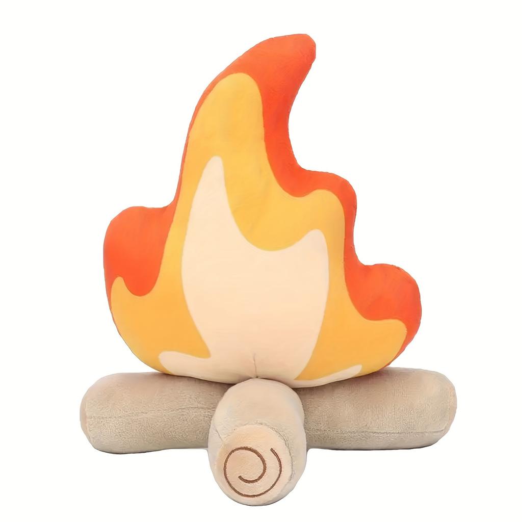 30cm simulated campfire plush toy, soft fabric. Cute decor and holiday gift for home & camping.