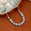 S925 Sterling Silver Blue Jade Bracelet: Stylish, Non-fading, Retro Chinese Design for Women