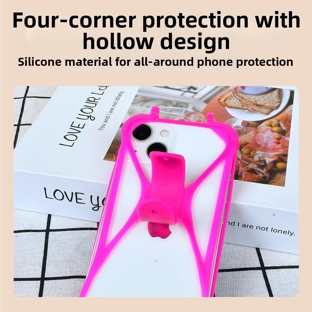 Four Ball Design Phone Protective Case Anti-drop Phone Holder  Bicycle Handlebar Mount