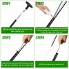 Golf Grip Tape Remover Tool 7.87 Inch Golf Grip Tape Stripper Remover