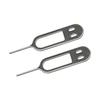 100Pcs Stainless Steel SIM Card Tray Ejector Pin Portable Universal SIM Card Removal Tool Lightweight Precision Tool