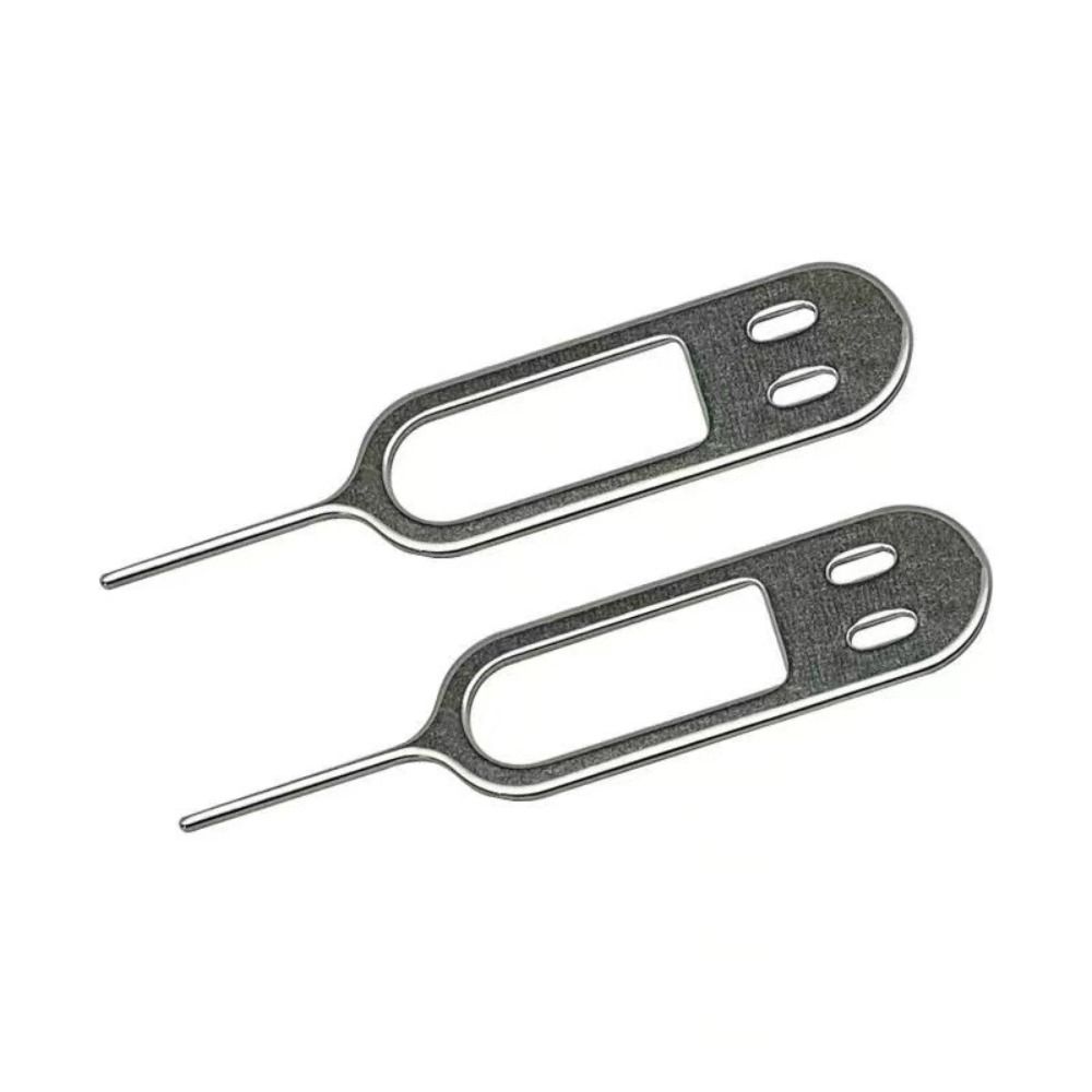 100Pcs Stainless Steel SIM Card Tray Ejector Pin Portable Universal SIM Card Removal Tool Lightweight Precision Tool