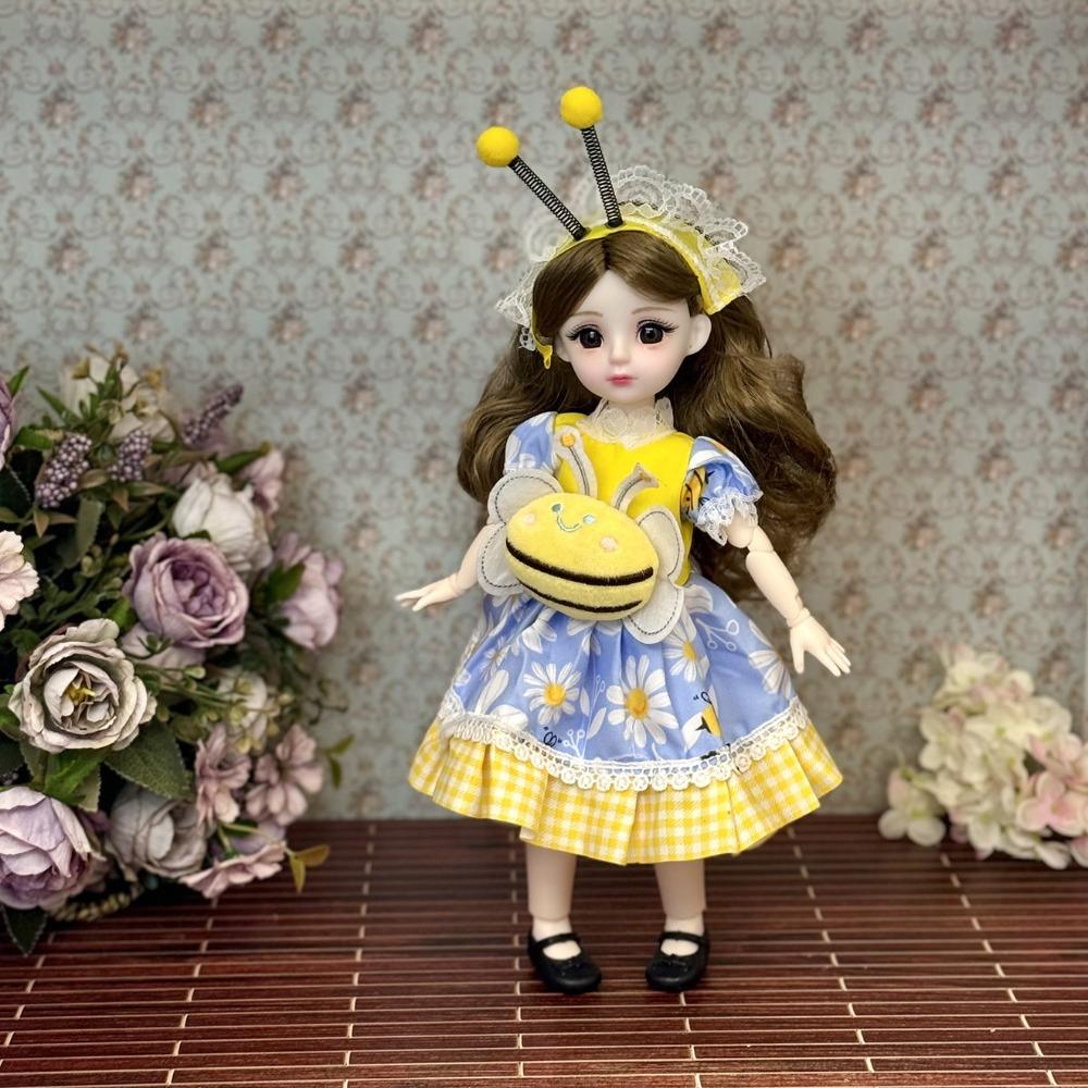 With Clothes Removable Joints Doll 3D Eyes 1/6 Bjd Dolls Hinged Doll 30cm BJD Doll  Girls Gifts