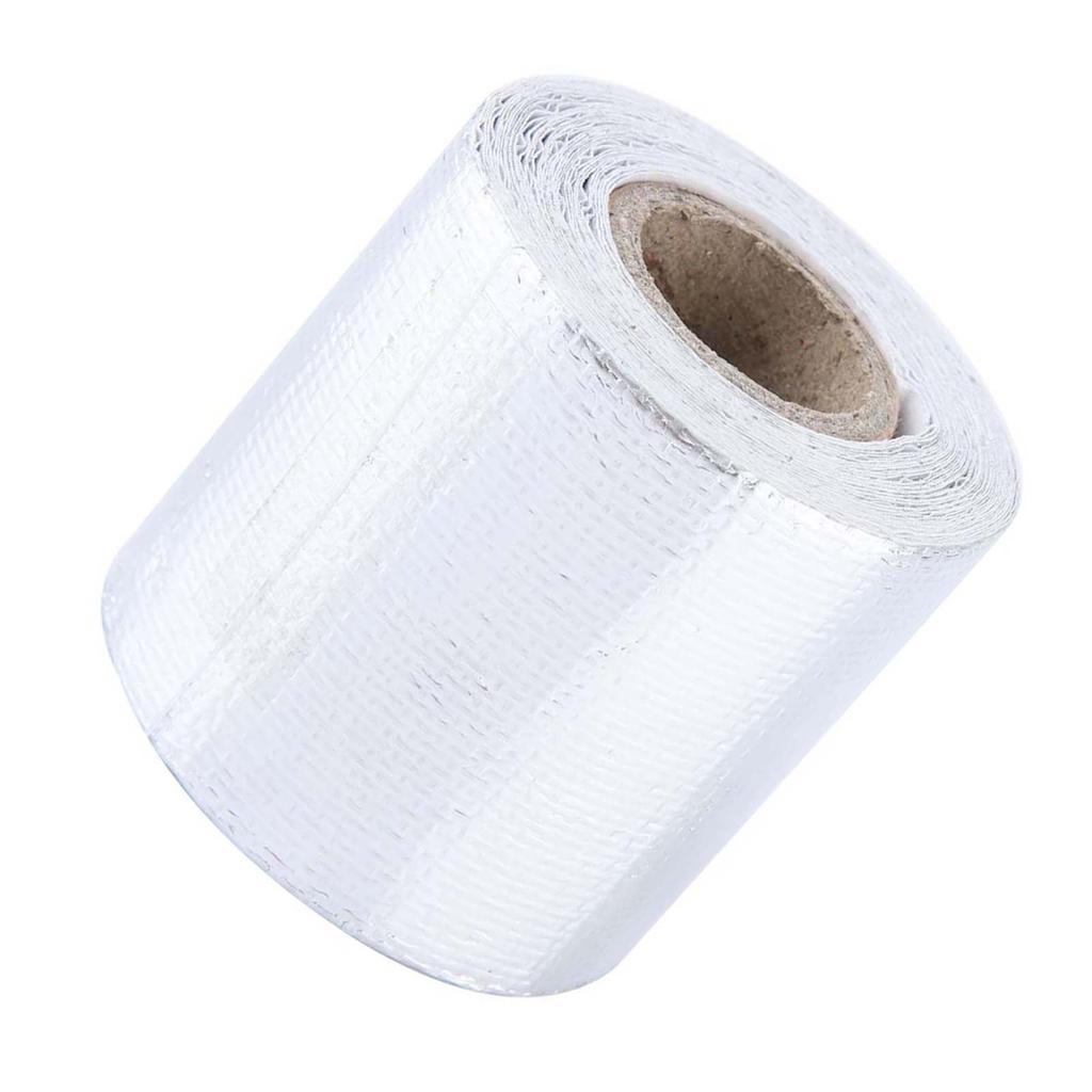 5m * 5cm Car Aluminum Foil Adhesive Reflective Heat Shield Wrap Tape (Silver)